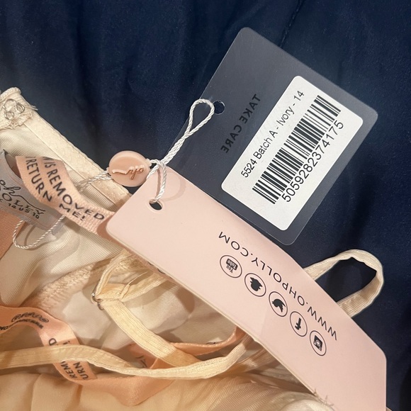 Off The Shoulder Mini Dress in Ivory - Picture 4 of 4